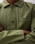 Mens Lightweight Chore Coat - Stretch Cotton Twill - Cypress