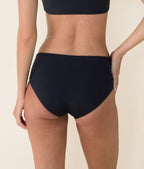 The Hipster Bikini Bottom - Eco Nylon - Black