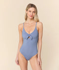 The Tenerife One Piece - Polka Dot - Wisteria - Long Torso