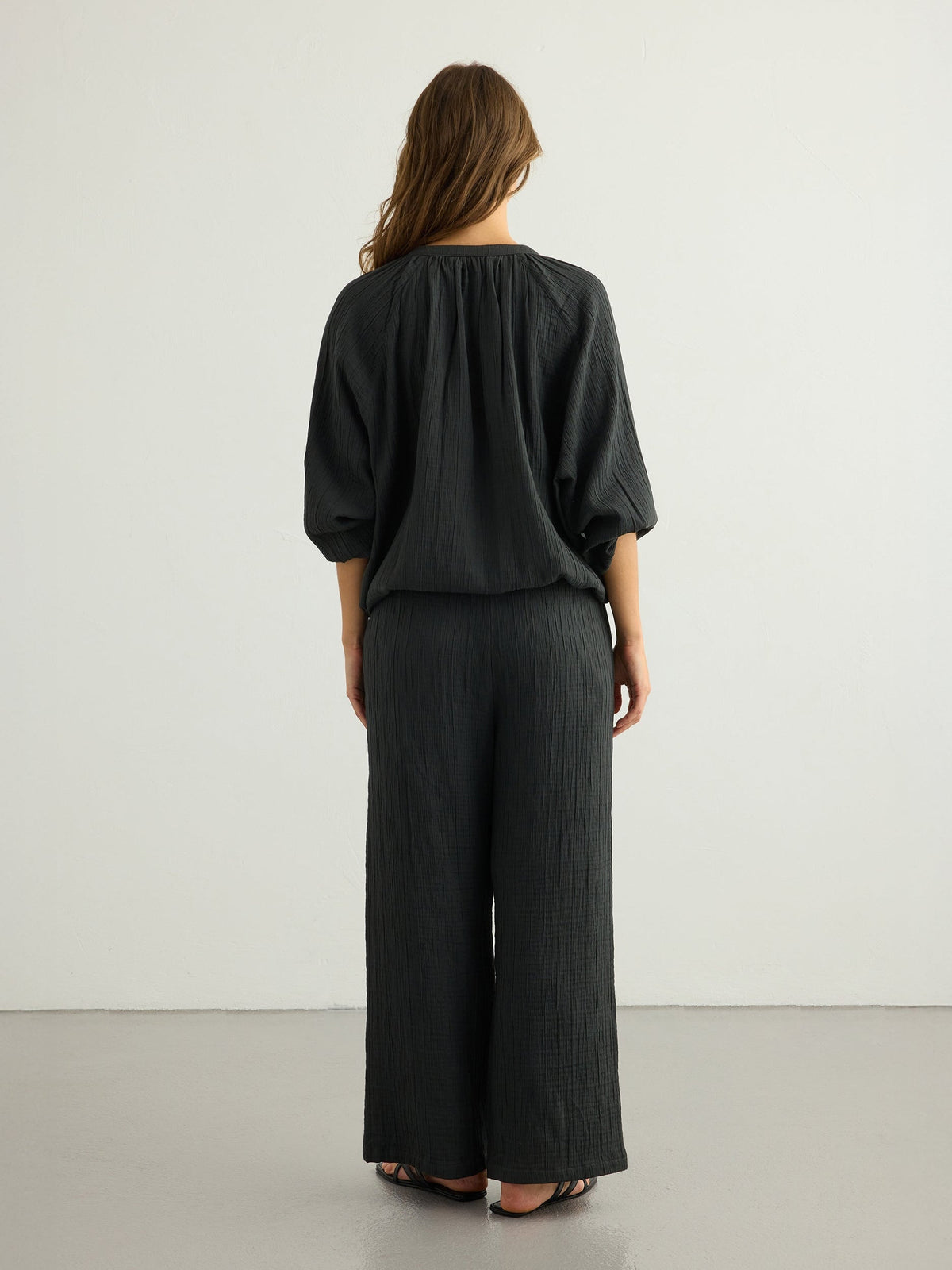 Kaya Drawstring Pants - Charcoal