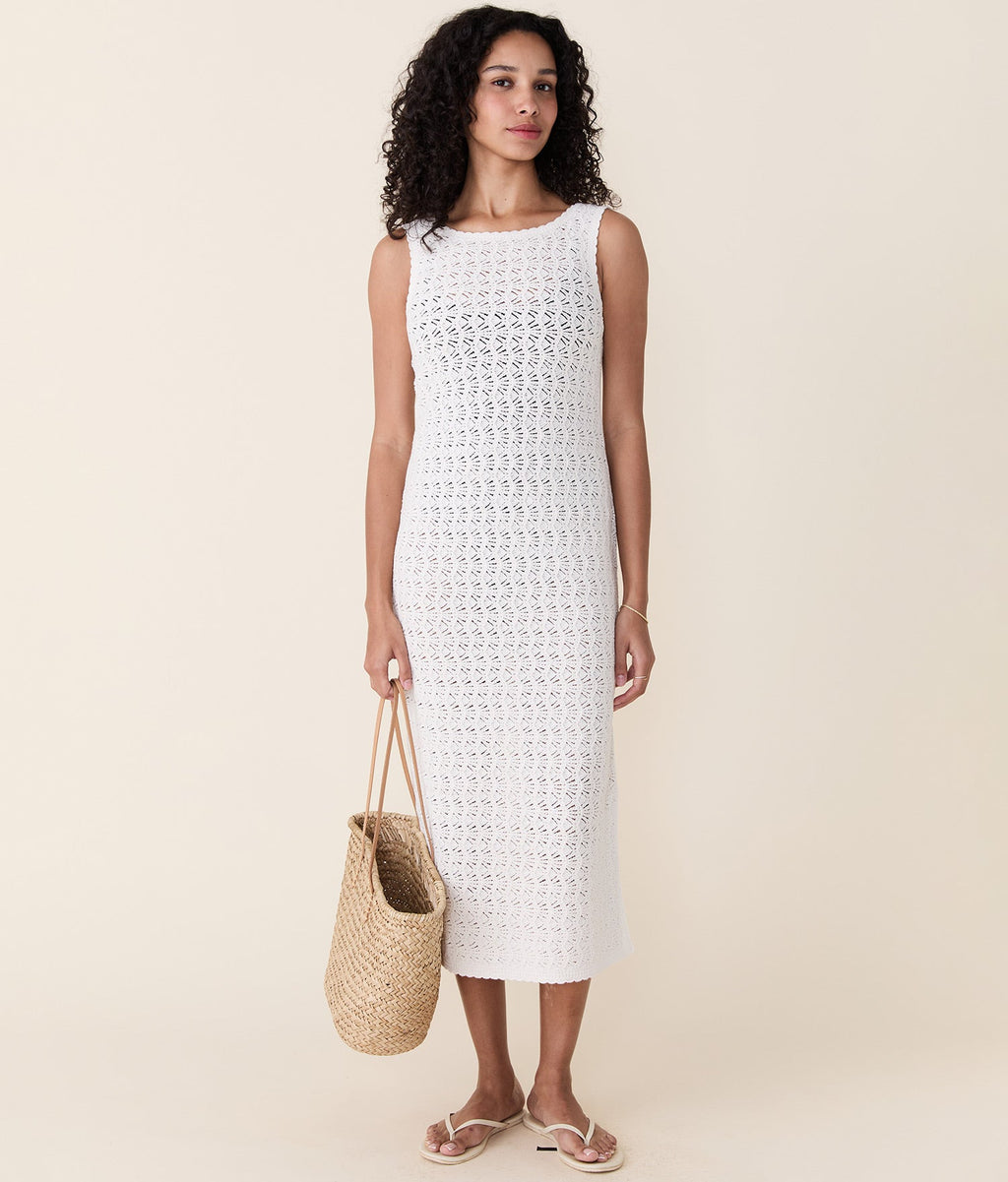 Mirage Sweater Dress (Cream)