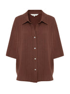 Kaya Boyfriend Shirt - Terracotta